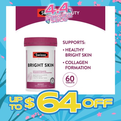 SWISSE - Beauty Bright Skin Capsule (For Healthy Bright Skin) 60s