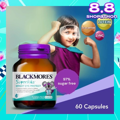 BLACKMORES Superkids Bright Eye Protect Chewable Blueberry Tablets 60s