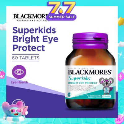 BLACKMORES - Superkids Bright Eye Protect Chewable Blueberry Tablets 60s