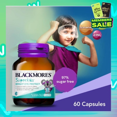 BLACKMORES Superkids Bright Eye Protect Chewable Blueberry Tablets 60s