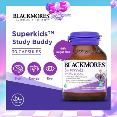BLACKMORES - Superkids Study Buddy Chewable Capsules 30s