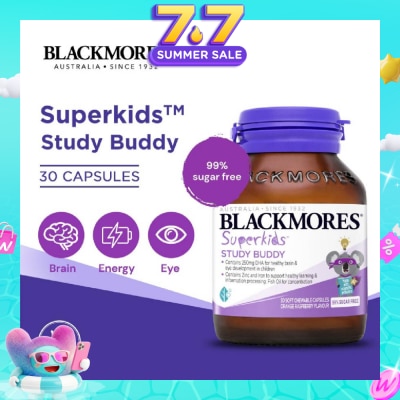 BLACKMORES - Superkids Study Buddy Chewable Capsules 30s&nbsp;(Expiry: May`2027)
