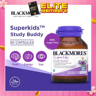 BLACKMORES Superkids Study Buddy Chewable Capsules 30s