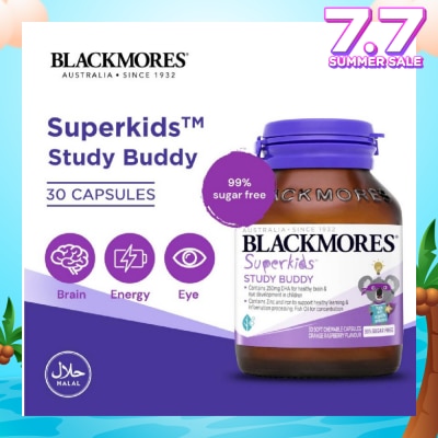 BLACKMORES Superkids Study Buddy Chewable Capsules 30s