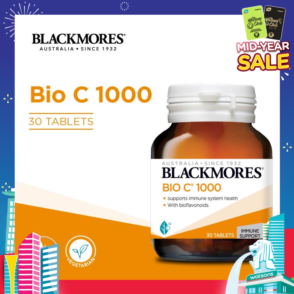 Bio C 1000 Tablet (To Support Immune System Health With Bioflavonoids & Vegan Friendly) 30s