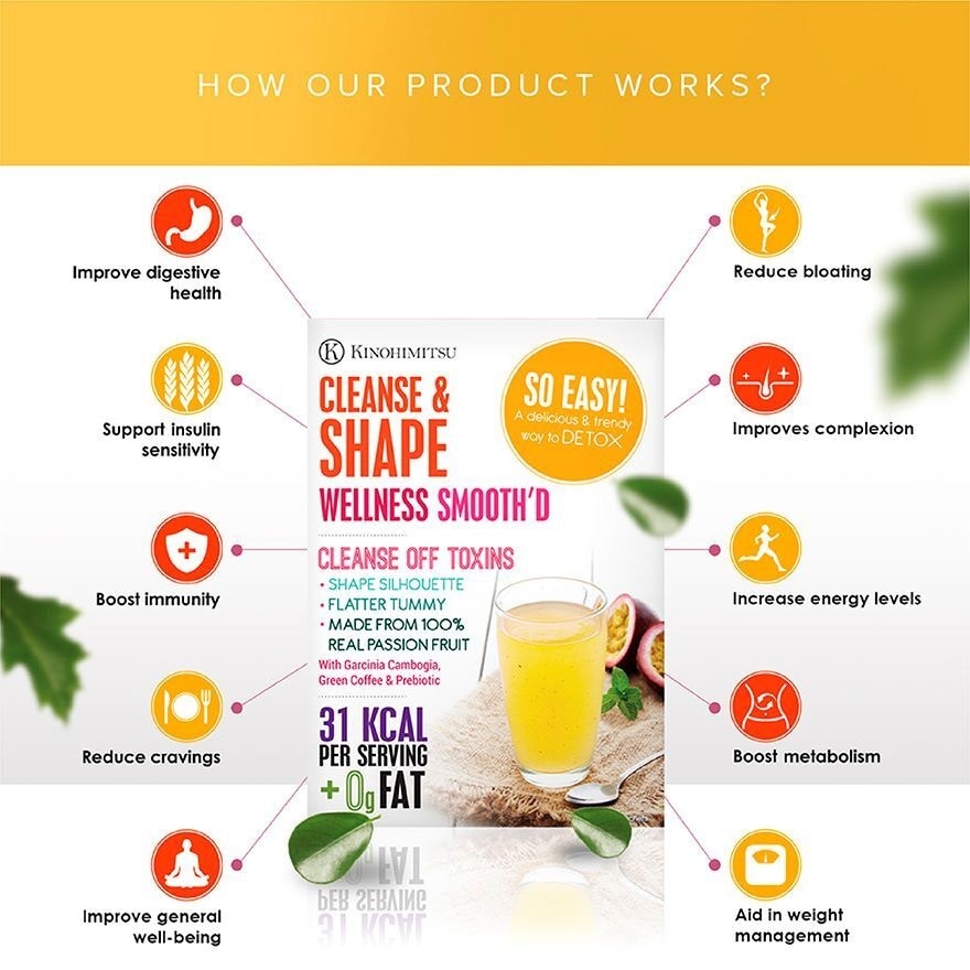 Detox Enzyme & Smooth'D Cleanse & Shape (The Ultimate Detox Package - Light & Healthy) 1s