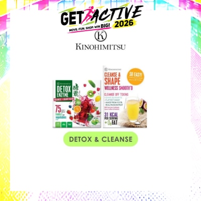 KINOHIMITSU - Detox Enzyme & Smooth'D Cleanse & Shape (The Ultimate Detox Package - Light & Healthy) 1s image