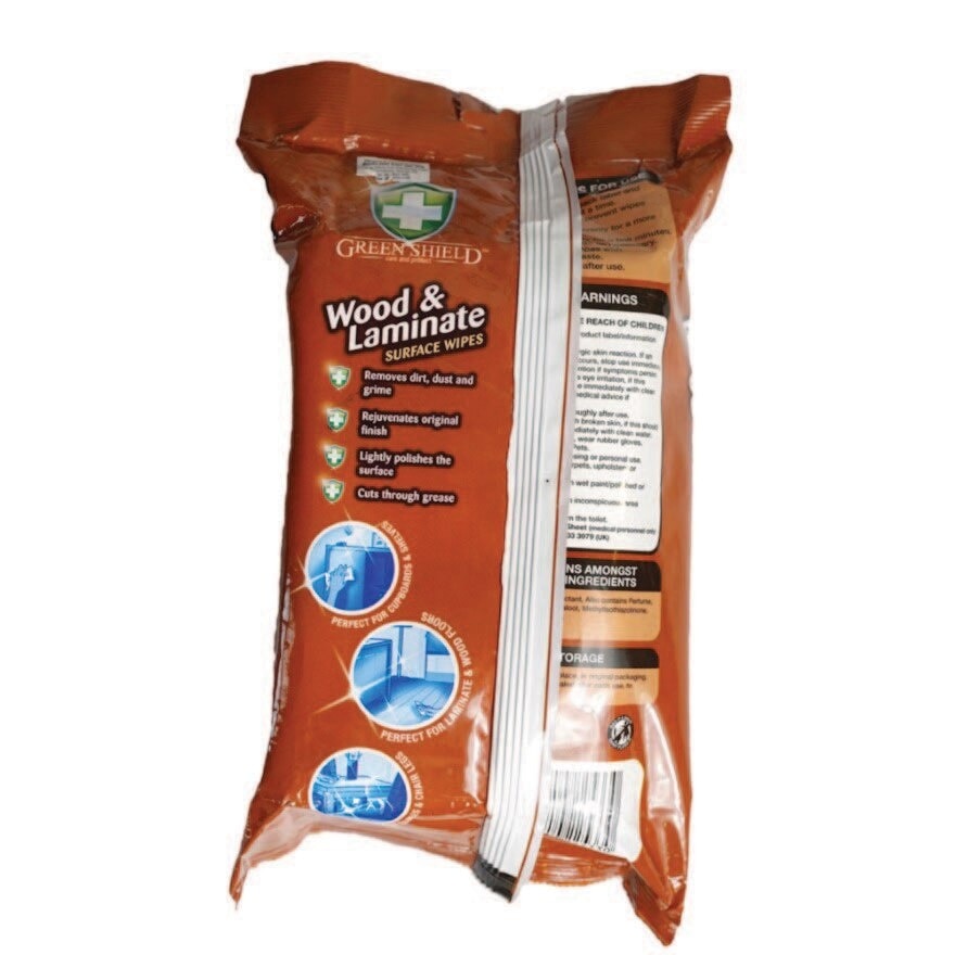 Greenshield Wood Surface Wet Wipes 70s