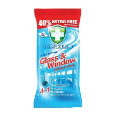HOUZE Greenshield Glass & Window Wet Wipes 70s