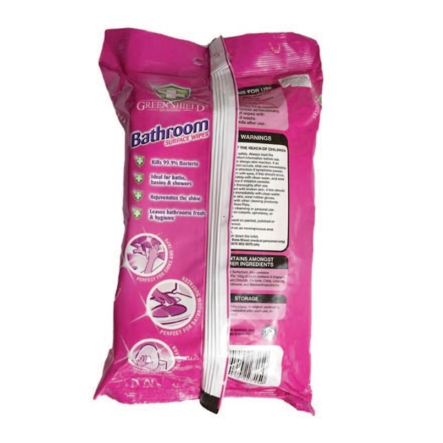 Greenshield Bathroom Wet Wipes 70s
