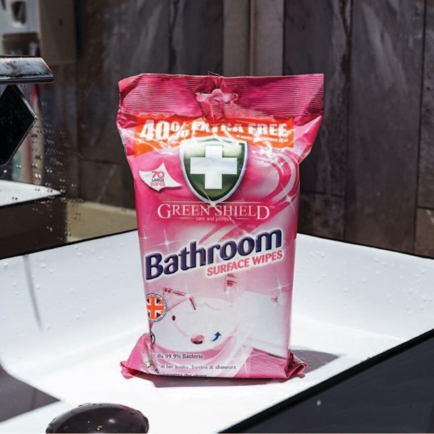 Greenshield Bathroom Wet Wipes 70s
