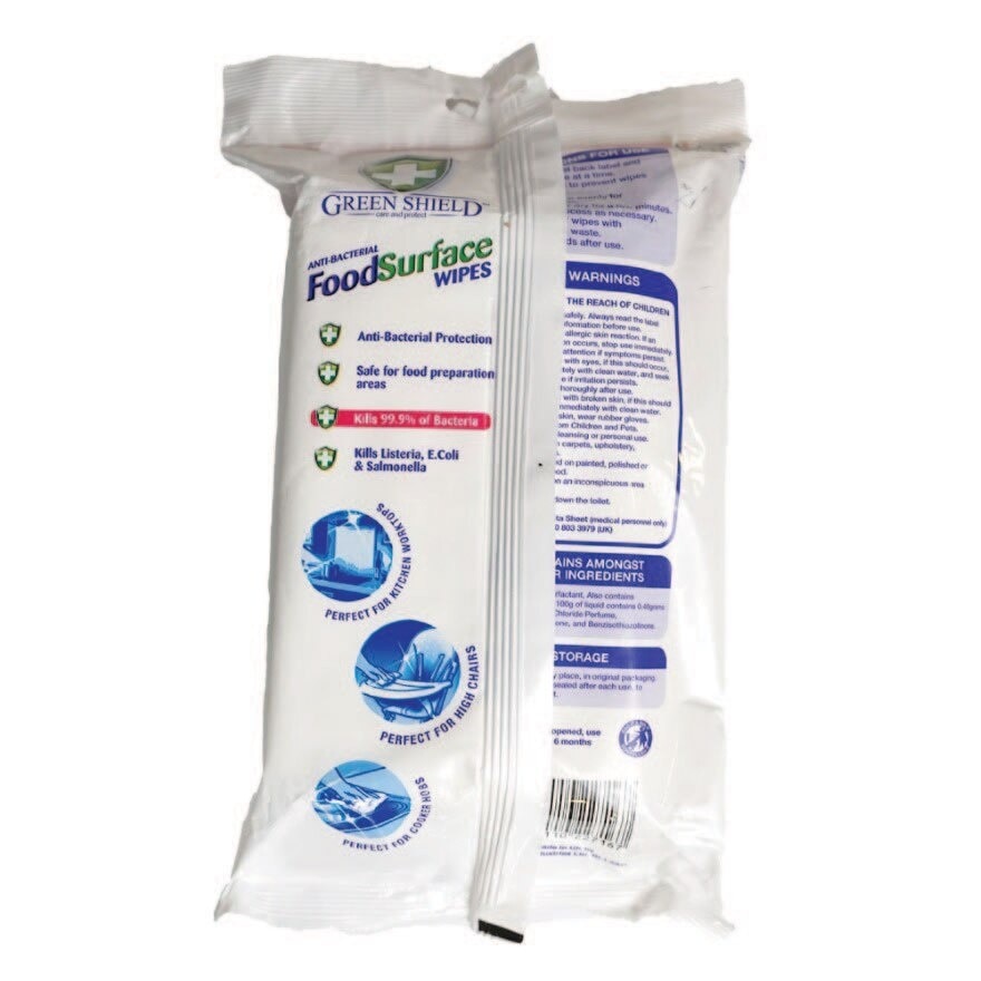 Greenshield Food Surface Wet Wipes 70s