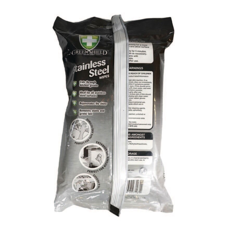 Greenshield Stainless Steel Wet Wipes 70s