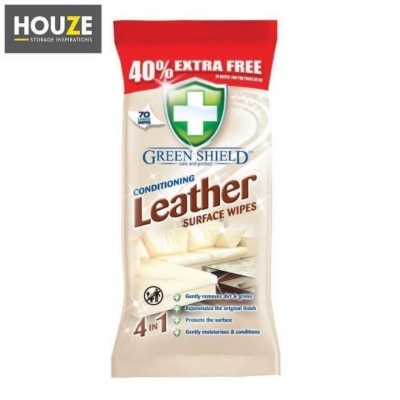 HOUZE - Greenshield Conditioning Leather Wet Wipes 70s