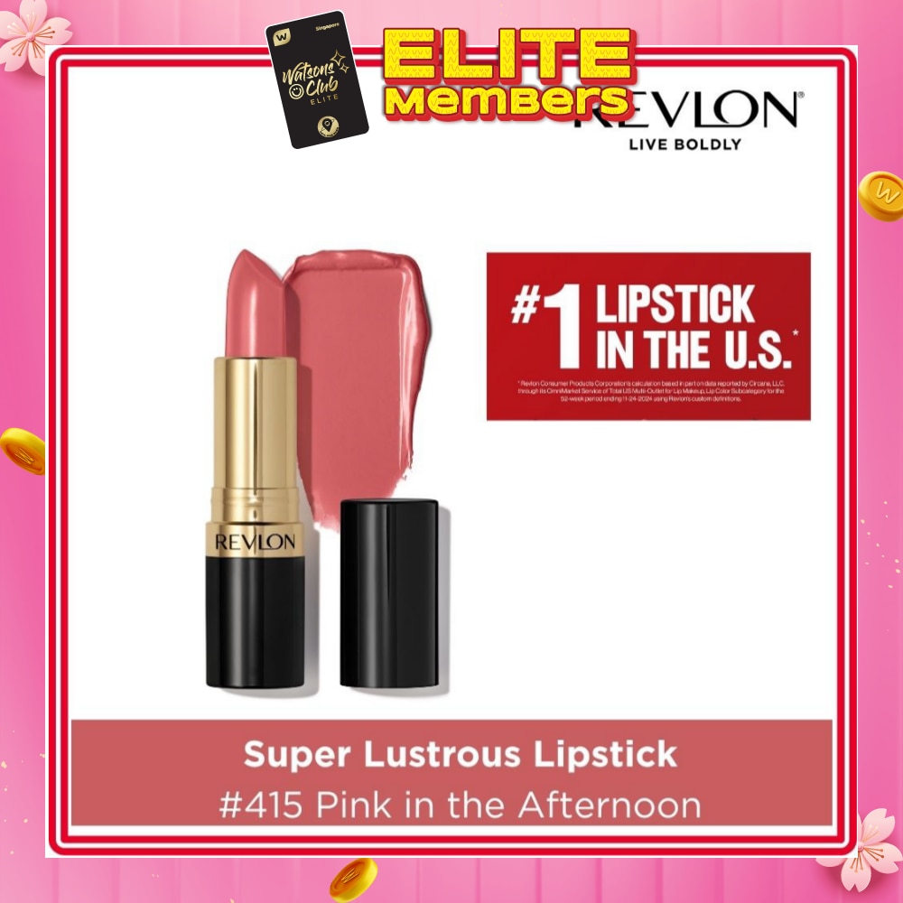 REVLON Super Lustrous Lipstick #415 Pink in the Afternoon 1s