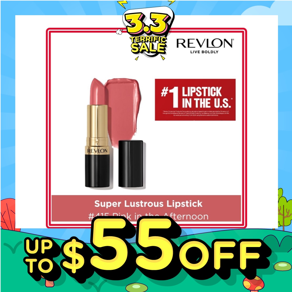 REVLON Super Lustrous Lipstick #415 Pink in the Afternoon 1s