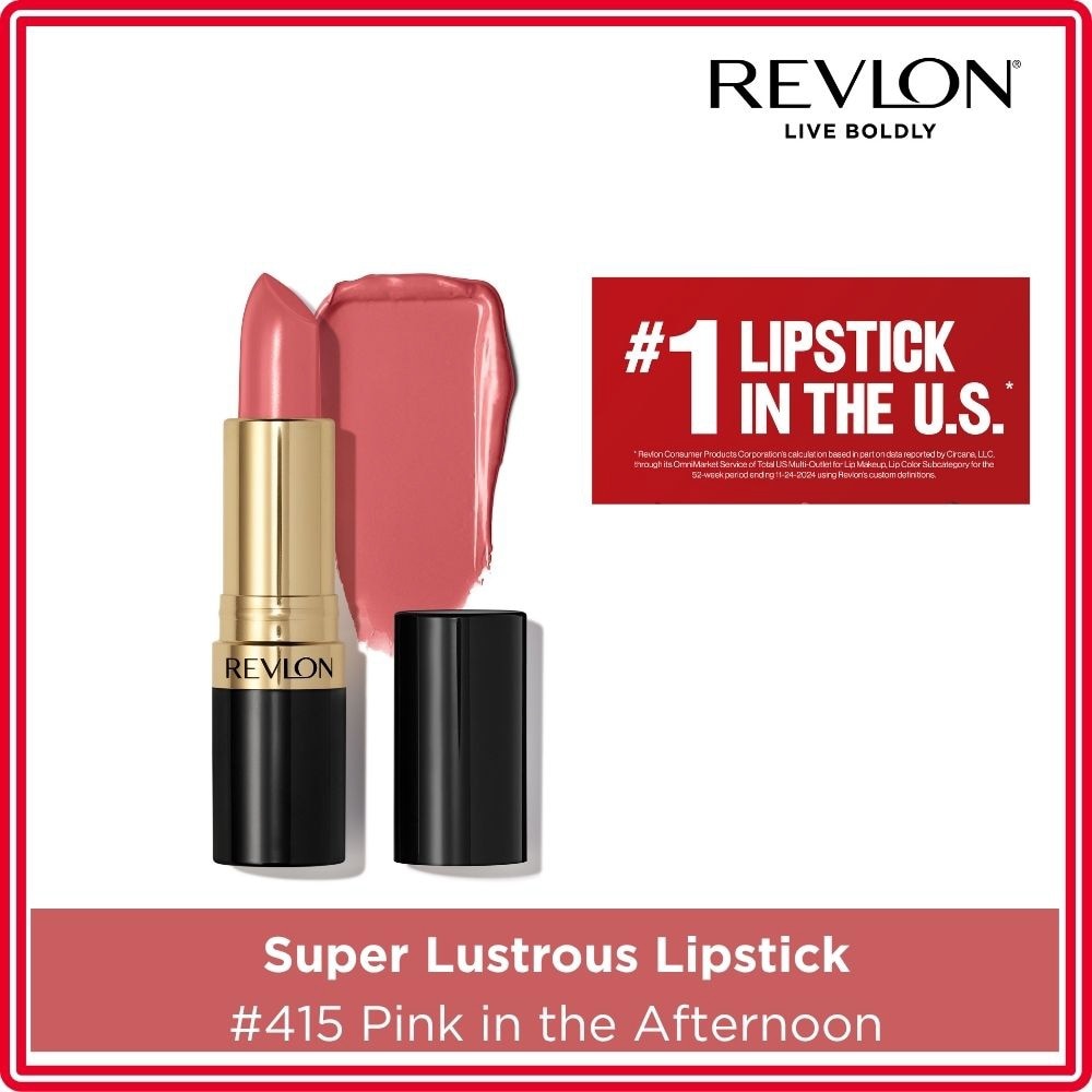 REVLON Super Lustrous Lipstick #415 Pink in the Afternoon 1s