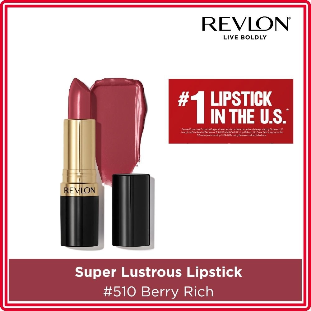 REVLON SuperLustrous Lipstick 510 Berry Rich