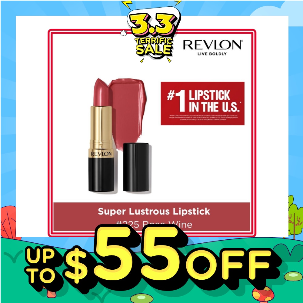 REVLON Super Lustrous Lipstick #225 Rose Wine 1s