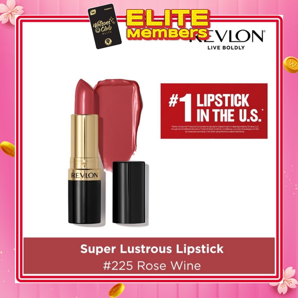 REVLON Super Lustrous Lipstick #225 Rose Wine 1s