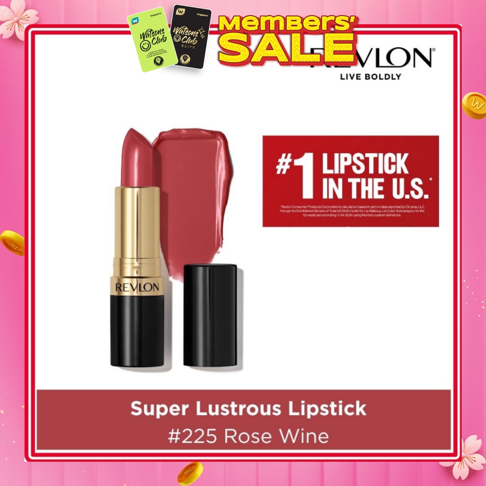 REVLON Super Lustrous Lipstick #225 Rose Wine 1s