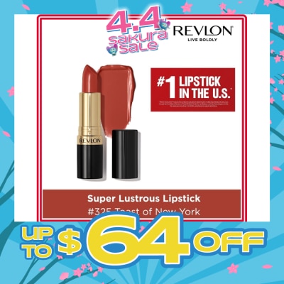 REVLON - Super Lustrous Lipstick #325 Toast of New York 1s
