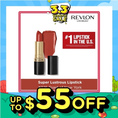 REVLON Super Lustrous Lipstick #325 Toast of New York 1s