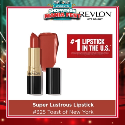 REVLON - Super Lustrous Lipstick #325 Toast of New York 1s