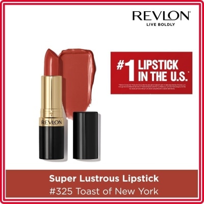 REVLON Super Lustrous Lipstick #325 Toast of New York 1s