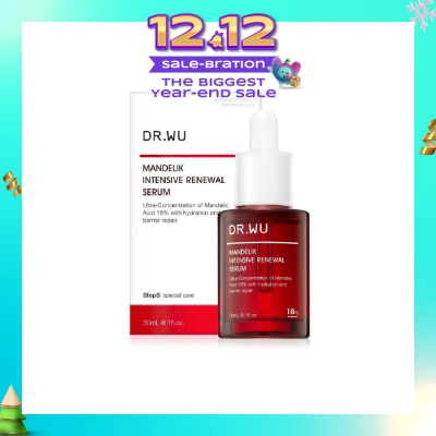 DR. WU Limited Edition Intensive Renewal Serum wit 18% Mandelic Acid (Suitable for Oily Skin & Combination Skin) 30ml