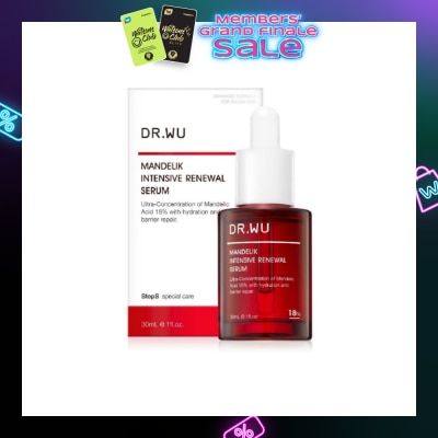 DR. WU Limited Edition Intensive Renewal Serum wit 18% Mandelic Acid (Suitable for Oily Skin & Combination Skin) 30ml