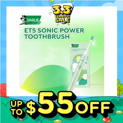 DARLIE ET5 Sonic Power Rechargeable Electric Toothbrush Grape Green Color 1s