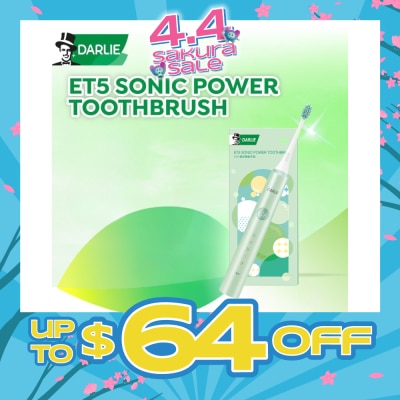 DARLIE - ET5 Sonic Power Rechargeable Electric Toothbrush Grape Green Color 1s