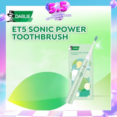 DARLIE - ET5 Sonic Power Rechargeable Electric Toothbrush Grape Green Color 1s
