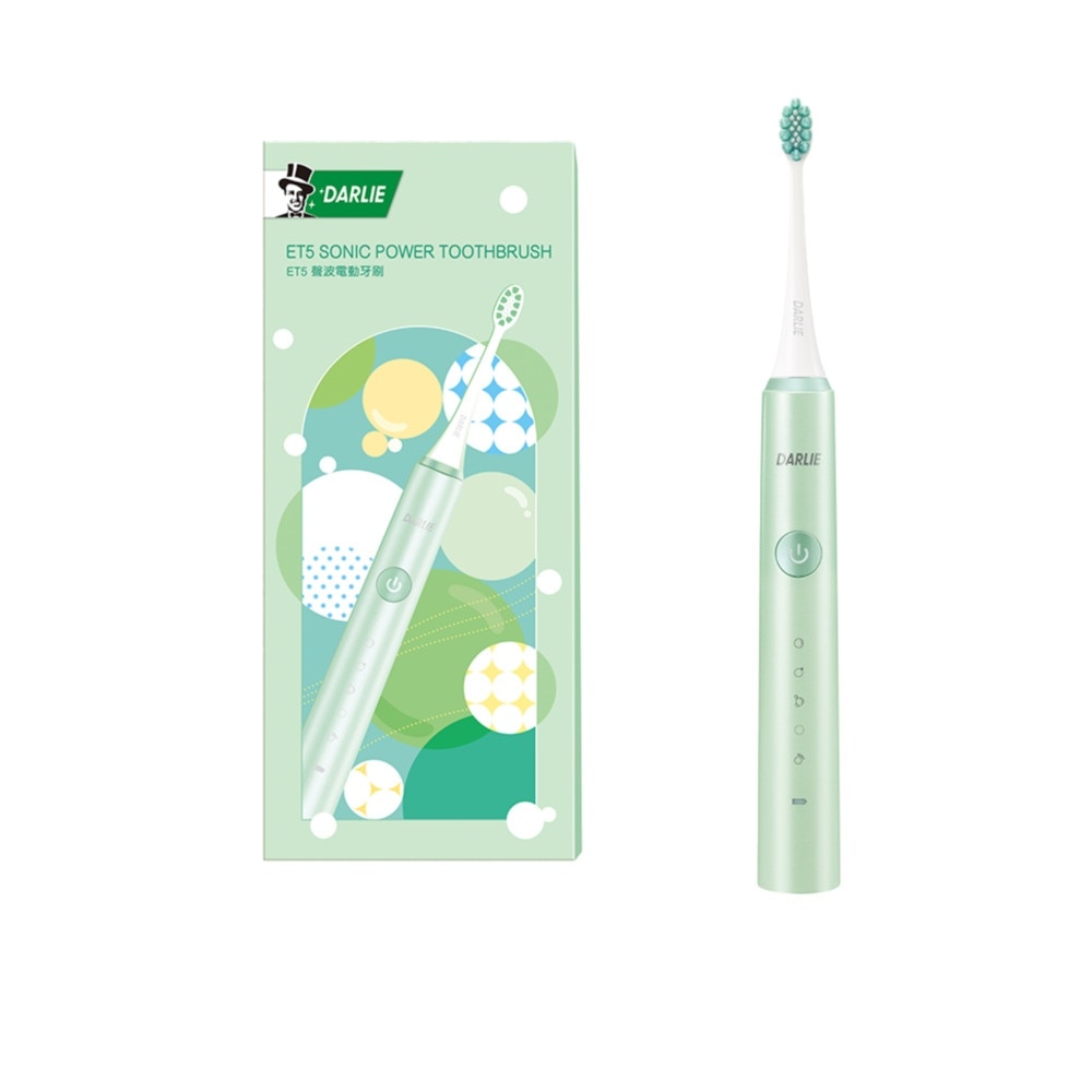 ET5 Sonic Power Rechargeable Electric Toothbrush Grape Green Color 1s