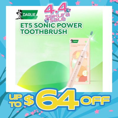 DARLIE - ET5 Sonic Power Rechargeable Electric Toothbrush Creamy Pink Color 1s
