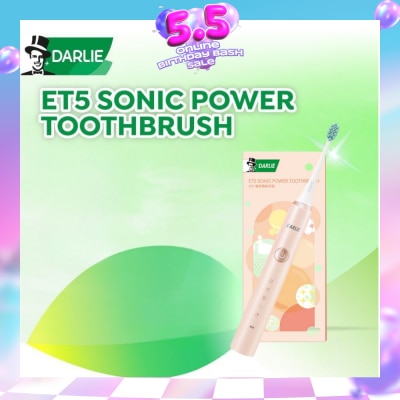 DARLIE - ET5 Sonic Power Rechargeable Electric Toothbrush Creamy Pink Color 1s
