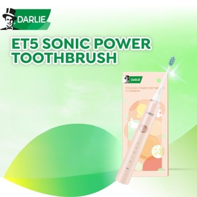 DARLIE ET5 Sonic Power Rechargeable Electric Toothbrush Creamy Pink Color 1s