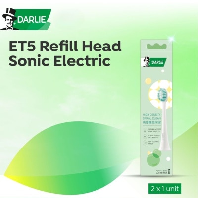 DARLIE ET5 Sonic Power Rechargeable Electric Toothbrush Refill Replacement Head 2s