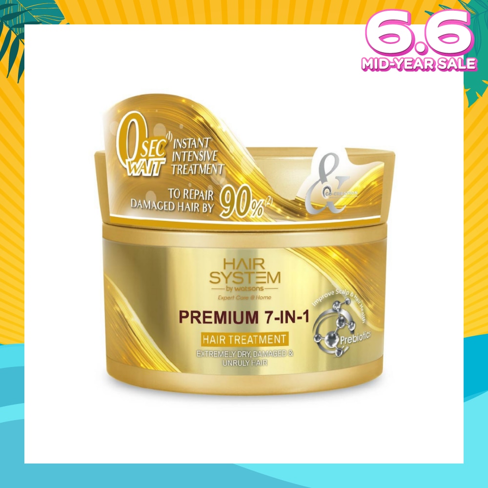 HAIR SYSTEM BY WATSONS Premium 7-In-1 Hair Treatment (Repair Hair by 90%) 180ml