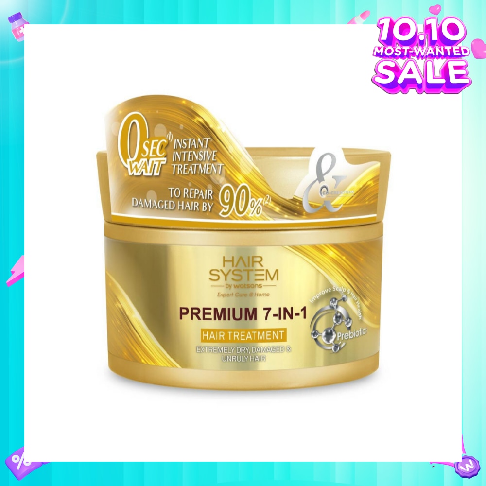 HAIR SYSTEM BY WATSONS Premium 7-In-1 Hair Treatment (Repair Hair by 90%) 180ml