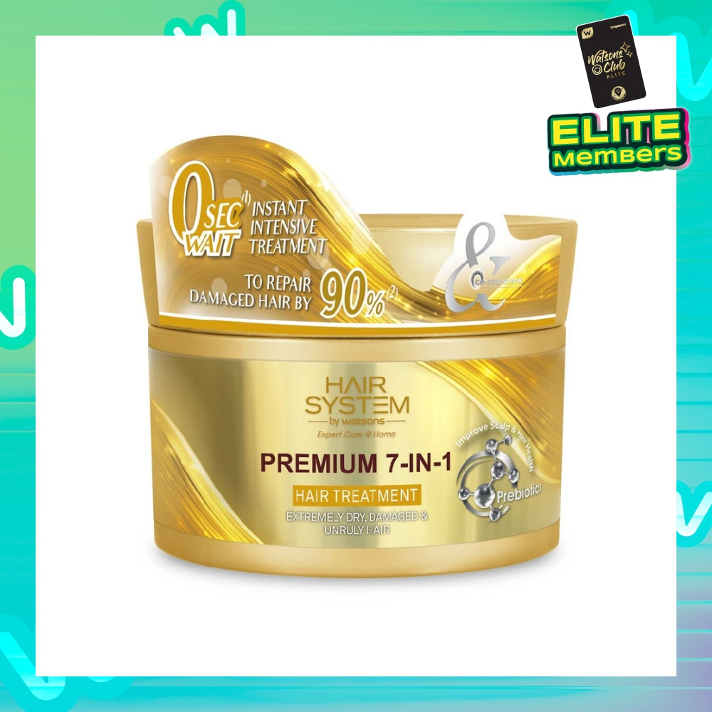 HAIR SYSTEM BY WATSONS Premium 7-In-1 Hair Treatment (Repair Hair by 90%) 180ml