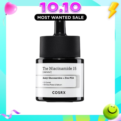 COSRX The Niacinamide 15 Serum (Suitable For Oily & Combination Skin Type) 20ml image