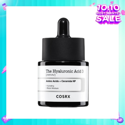 COSRX The Hyaluronic Acid 3 Serum (Reduce Wrinkles + Increase Skin Elasticity) 20ml