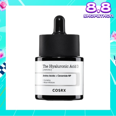 COSRX The Hyaluronic Acid 3 Serum (Reduce Wrinkles + Increase Skin Elasticity) 20ml