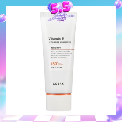 COSRX - Vitamin E Vitalizing Sunscreen SPF50+ (Suitable For All Skin Types) 50ml