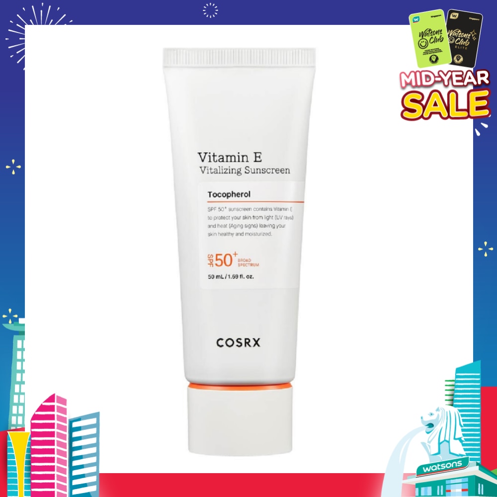 Vitamin E Vitalizing Sunscreen SPF50+ (Suitable For All Skin Types) 50ml