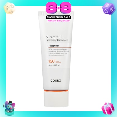 COSRX - Vitamin E Vitalizing Sunscreen SPF50+ (Suitable For All Skin Types) 50ml (Expiry: Apr`2027)