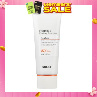 COSRX Vitamin E Vitalizing Sunscreen SPF50+ (Suitable For All Skin Types) 50ml