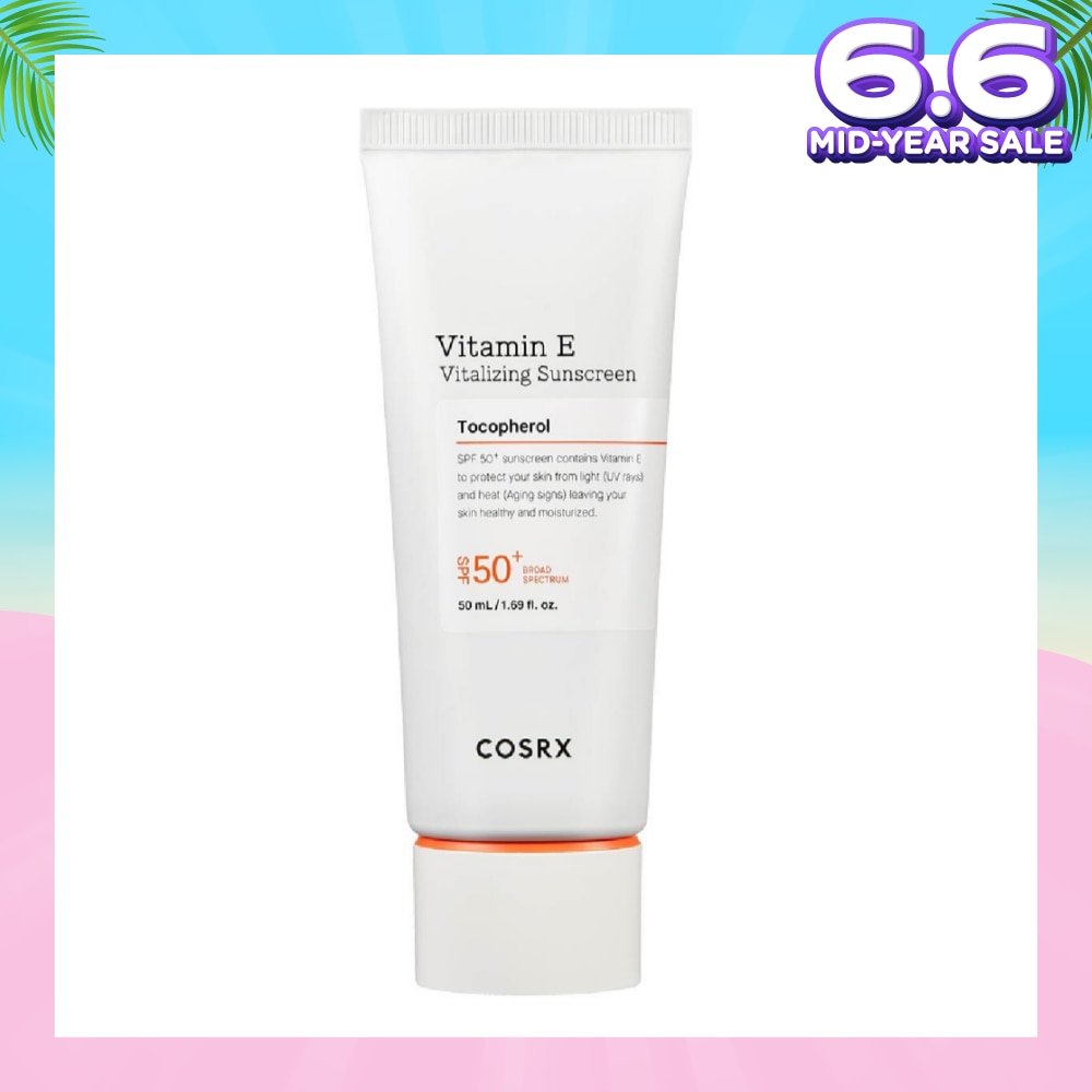Vitamin E Vitalizing Sunscreen SPF50+ (Suitable For All Skin Types) 50ml